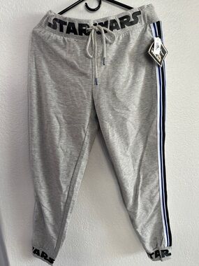 Star Wars Grey Jogger Sweatpants with Side Stripe